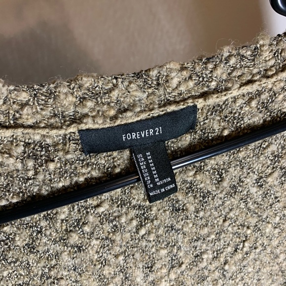 Tan/Brown Scruffy Cardigan - Picture 3 of 3